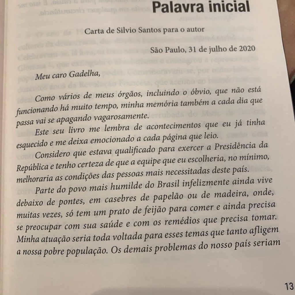 Bahia Notícias / Holofote / Notícia / Em prefácio de livro 